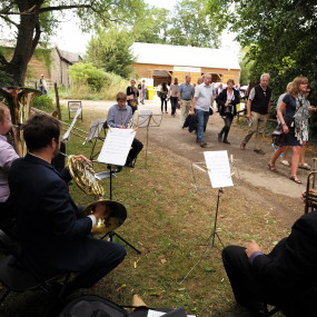 Westcombe Brass - photo by Alan Marshall.