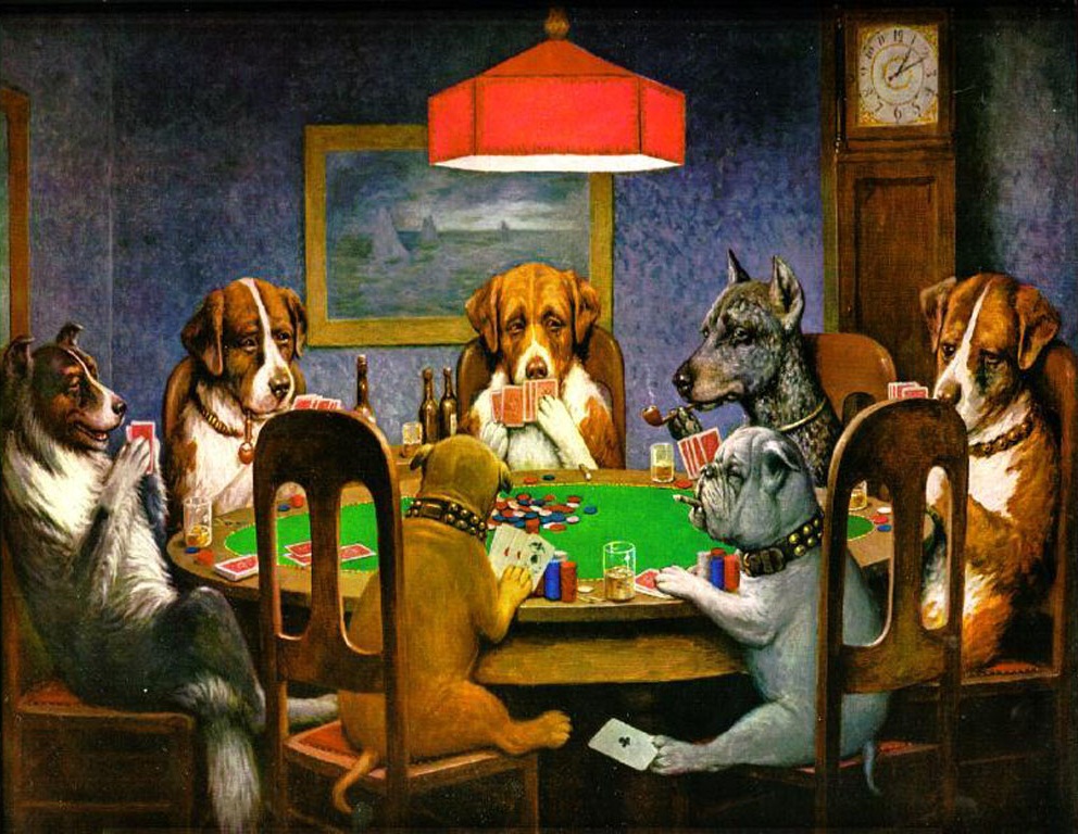 C.M. Coolidge’s "Dogs Playing Poker" (1903)